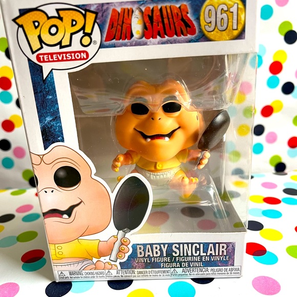 Pop Television Dinosaurs Baby Sinclair Funko Pop #961 “not the mama!” - Picture 3 of 4